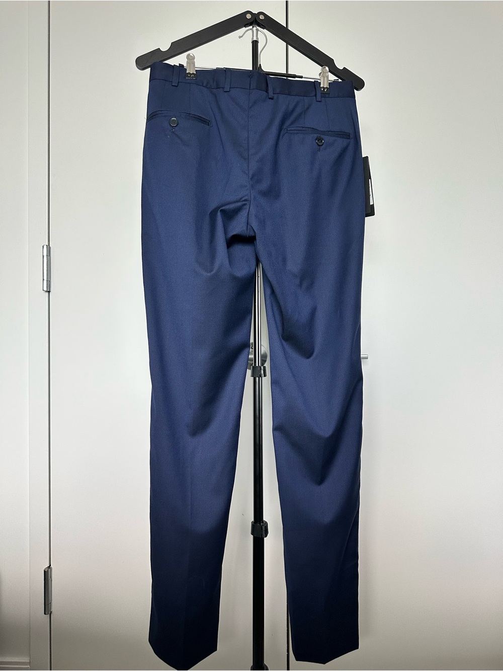 Massimo Dutti Men’s Navy Super 120’s Wool Dress Pants Size 31 NWT - Picture 3 of 16